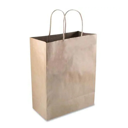 12.5x9.75x4 Inch Brown Shopping Bag
