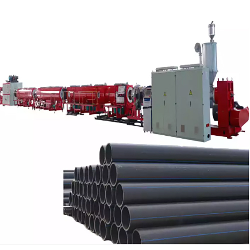 large diameter HDPE water supply pipe extrusion making machine line
