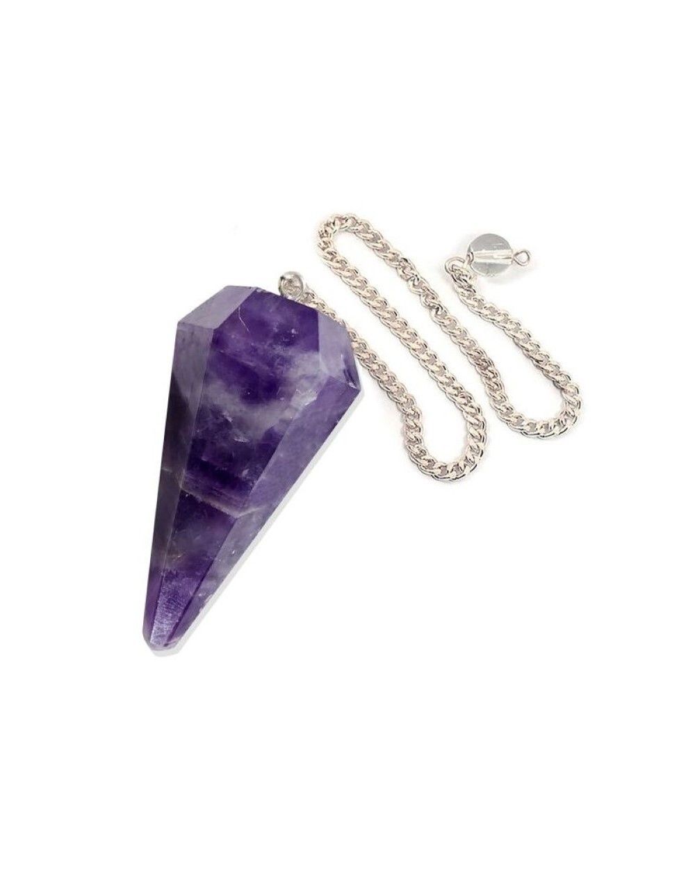 High Quality Polished Amethyst Gemstone Dowsing Cone Pendulum