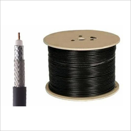 600 HLF Cable - PVC Material, Black, 34AWG, 75 Ohms | 90% Tinned Copper Braid, CCA Conductor, Reliable Signal, Easy Installation