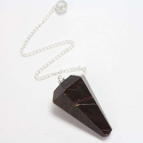 High Quality Polished Garnet Gemstone Dowsing Cone Pendulum