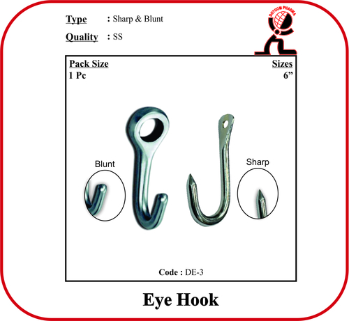 Eye Hook Sharp 6 Inch