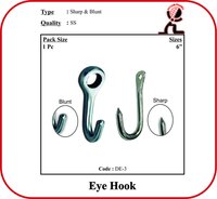 Eye Hook - 6" Inch (sharp) - Application: Veterinary Purpose