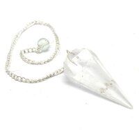 High Quality Polished Selenite Gemstone Dowsing Cone Pendulum