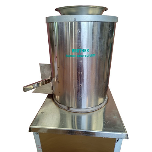 Potato Piller Machine - Stainless Steel, High Efficiency, Automatic Industrial Use