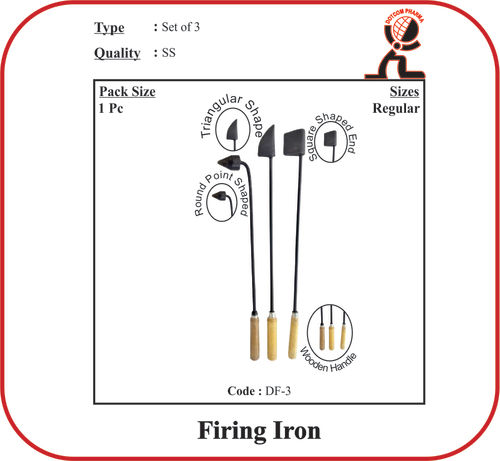 Firing Iron (Set Of 3)