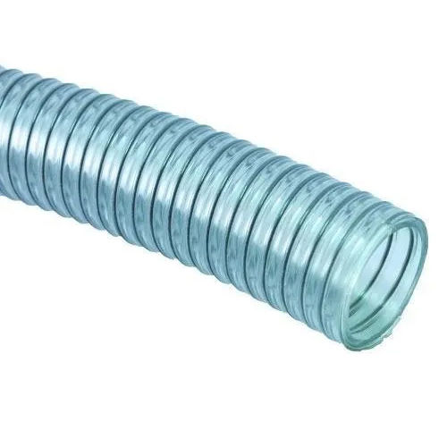 Transparent PVC Flexible Spring Hose Pipe
