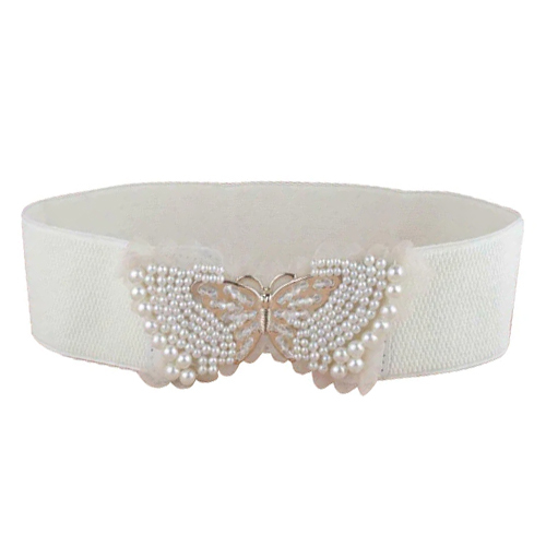 Ladies Butterfly Design Elastic Belt