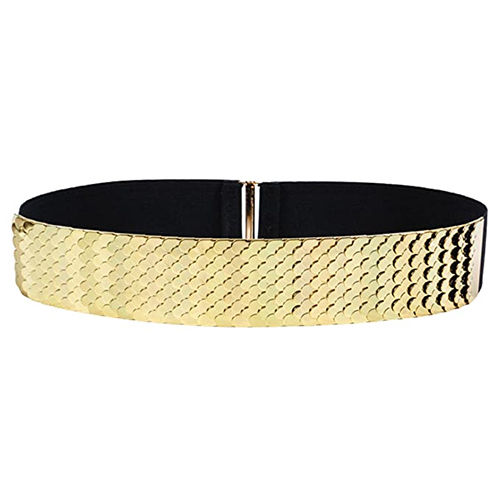 Golden Redhorns Fish Scale Inspired Design Waist Belt