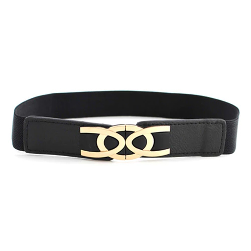 Ladies Oval Shaped Elastic Waist Belt