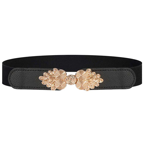 Ladies Peacock Design Elastic Waist Belt