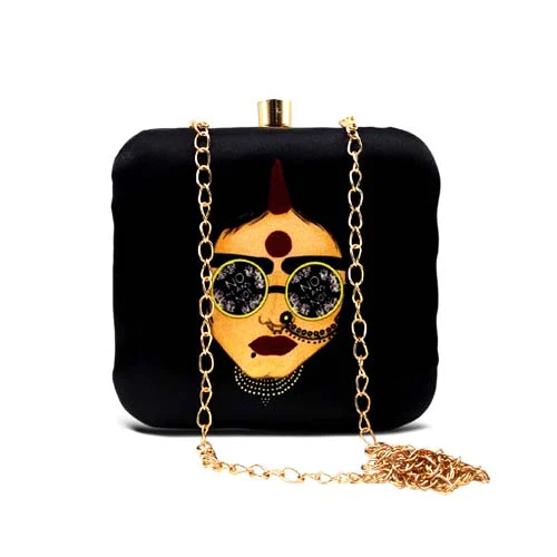 Ladies Swag Graphic Printed Clutch Bag