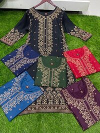 Jiya Navy Blue Heavy Rayon Kurti