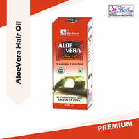 100 Ml Aloe Vera Hair Oil - Oil Form, Brown Color | Recommended For Hair Care, Nourishing Hair Gel Infused With Aloe Vera Extract