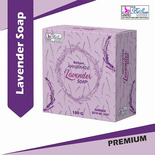 100G Lavender Transparent Soap Size: Customize