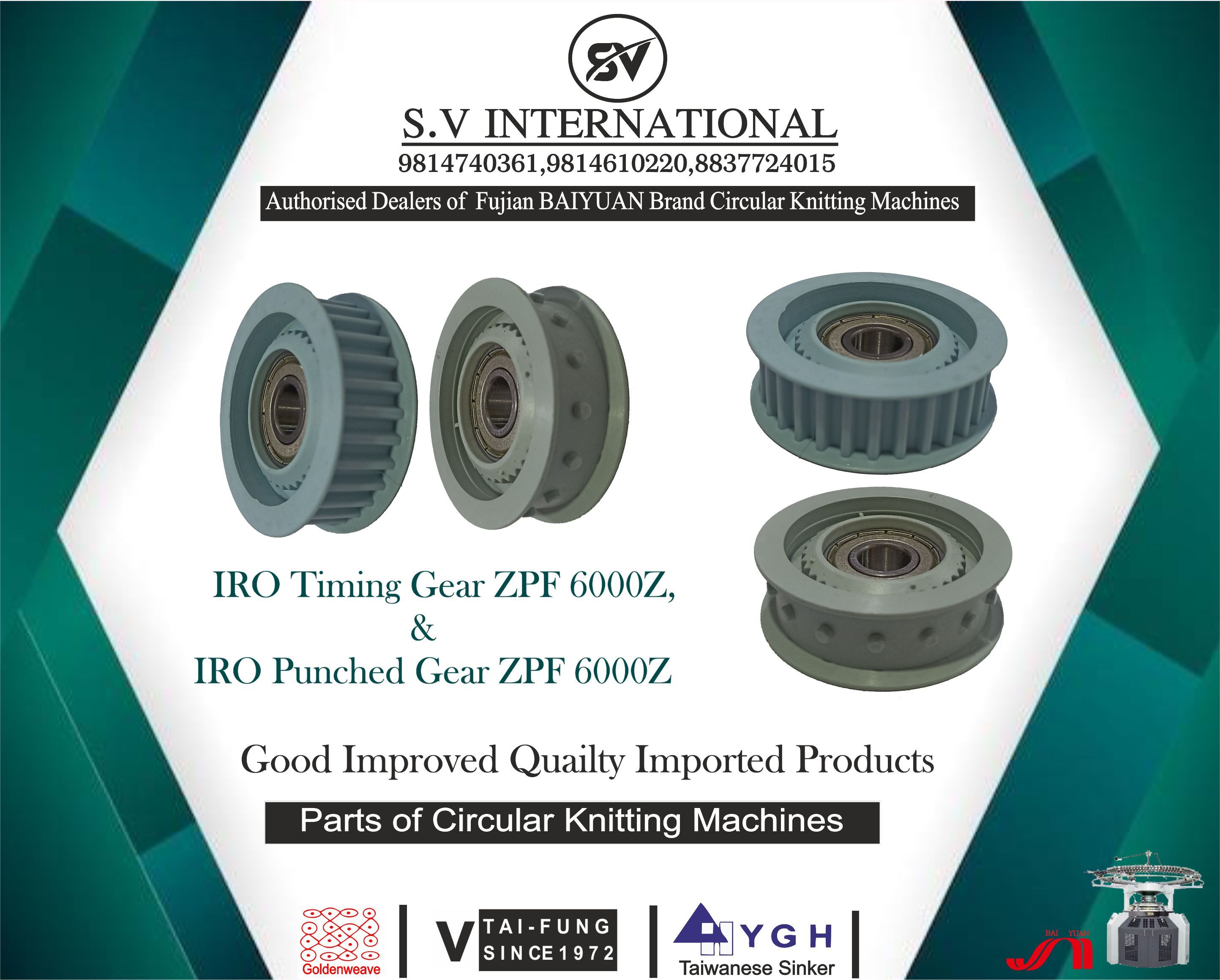 IRO Timing and Punched Gear ZPF