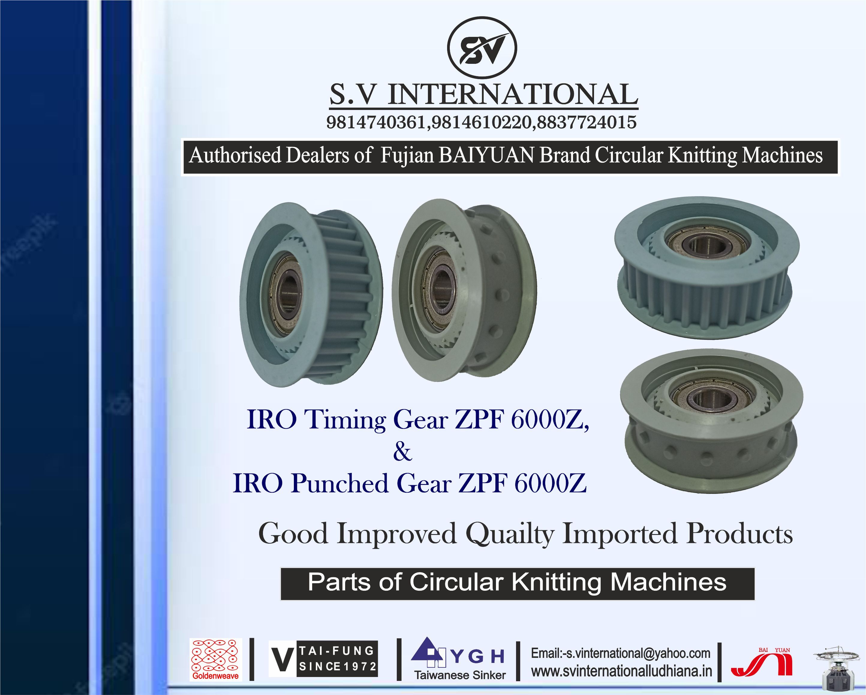 IRO Timing and Punched Gear ZPF