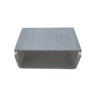 Grp Cover Perforated Cable Tray - Frp Material, Rectangular Shape, Grey Color | Anti-corrosive, Galvanized Surface Finish