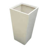 20x20cm Fiberglass Fence Post - Color: Available In Stone/ Terracotta/ Concrete/ Metallic Look