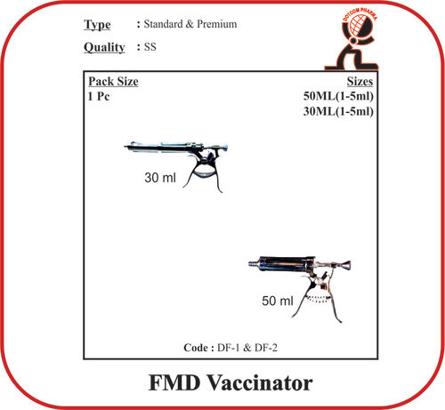 FMD Vaccinator Standard 30ml