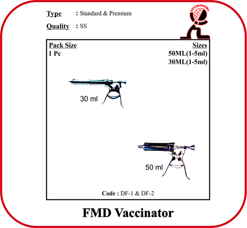 FMD Vaccinator Standard 30ml