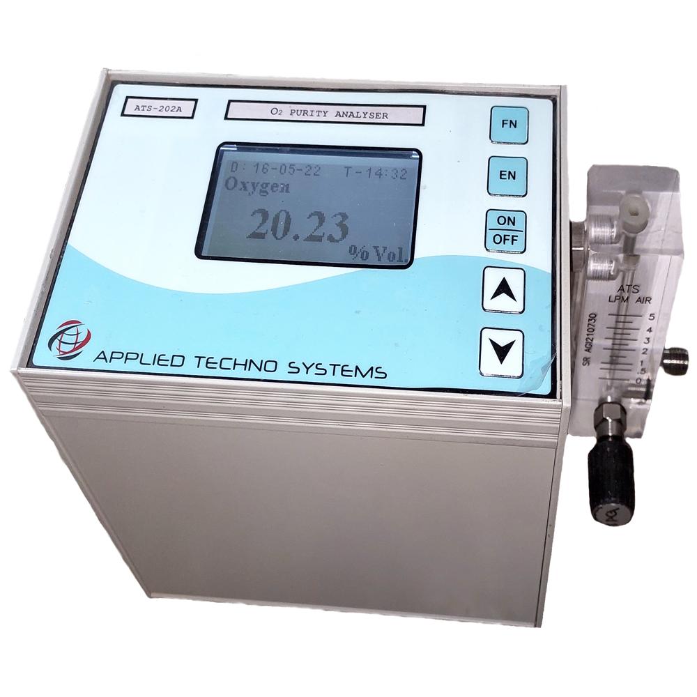 Online oxygen purity analyzer