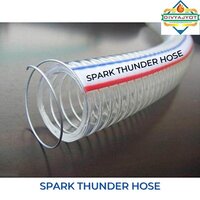 Pvc Thunder Spring Hose Pipe - Color: Transparent