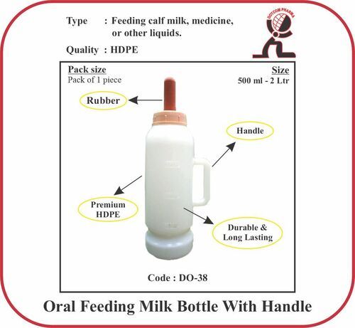 Feeding Milk Bottle With Handle