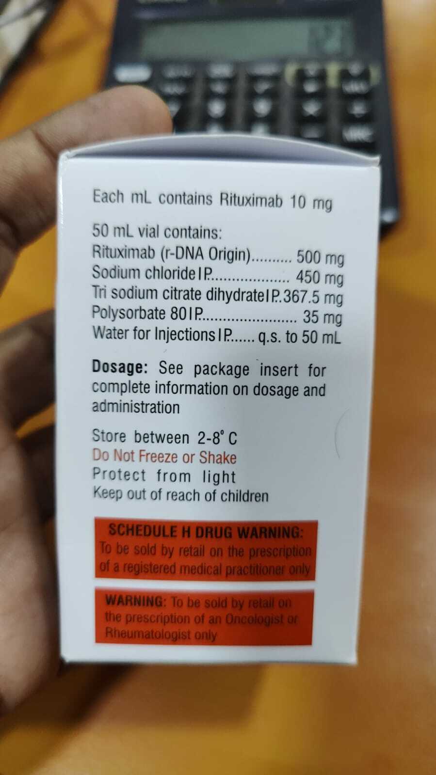 Rituximab 500mg 50ml