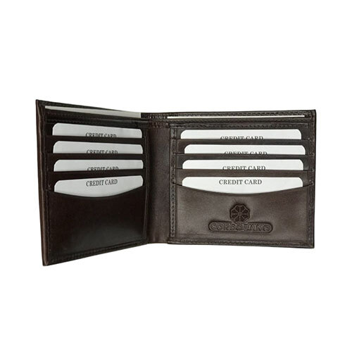 Mens Leather Wallet With 8 Card Slots