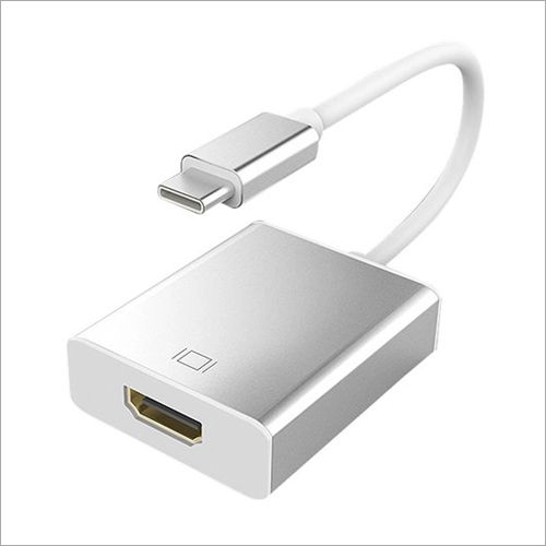 White Type C To Hdmi Adapter