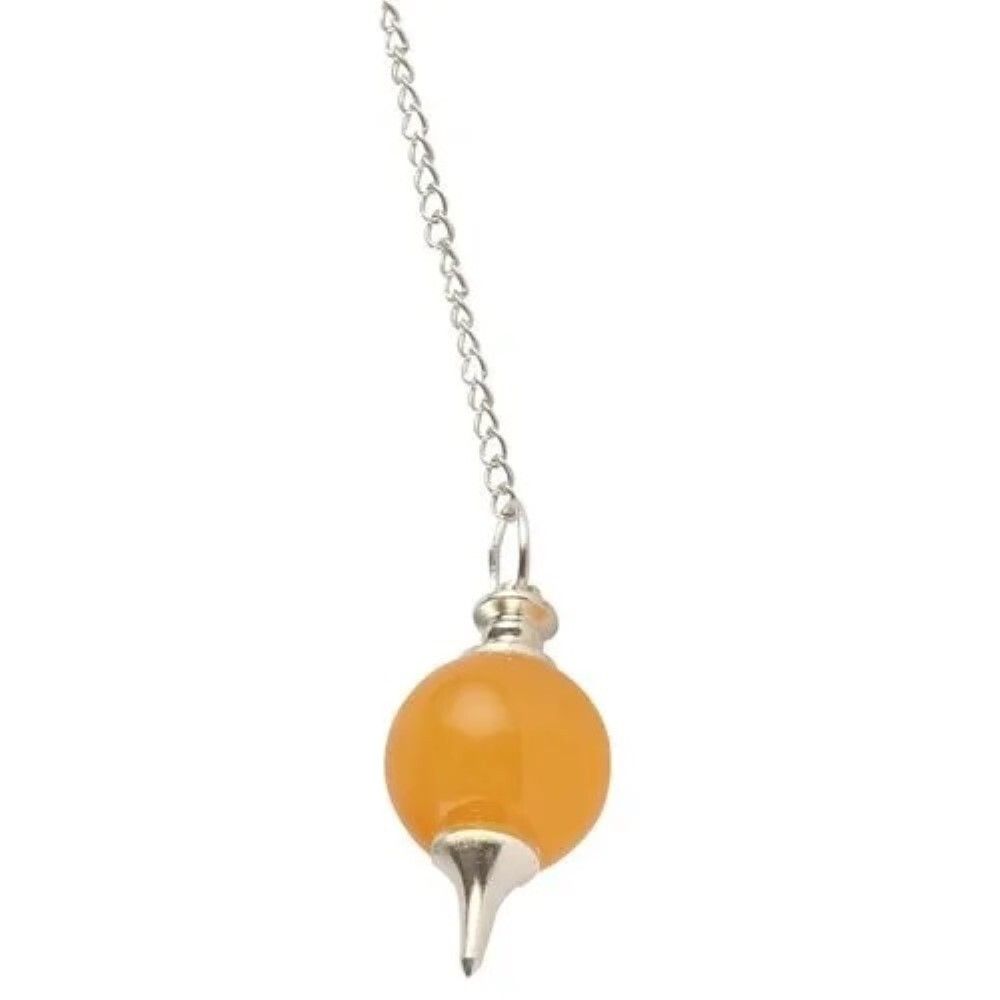 Natural High Quality Yellow Aventurine Gemstone Crystal Sphere Ball Pendulum