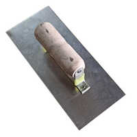 Stainless Steel Plastering Trowel With Wooden Handle - Stainless Steel, Polished Surface , Long Lasting Durability For Industrial Use