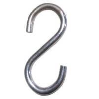 Iron S Hook - Stainless Steel, Polished Surface | Long Life Service For Industrial Use