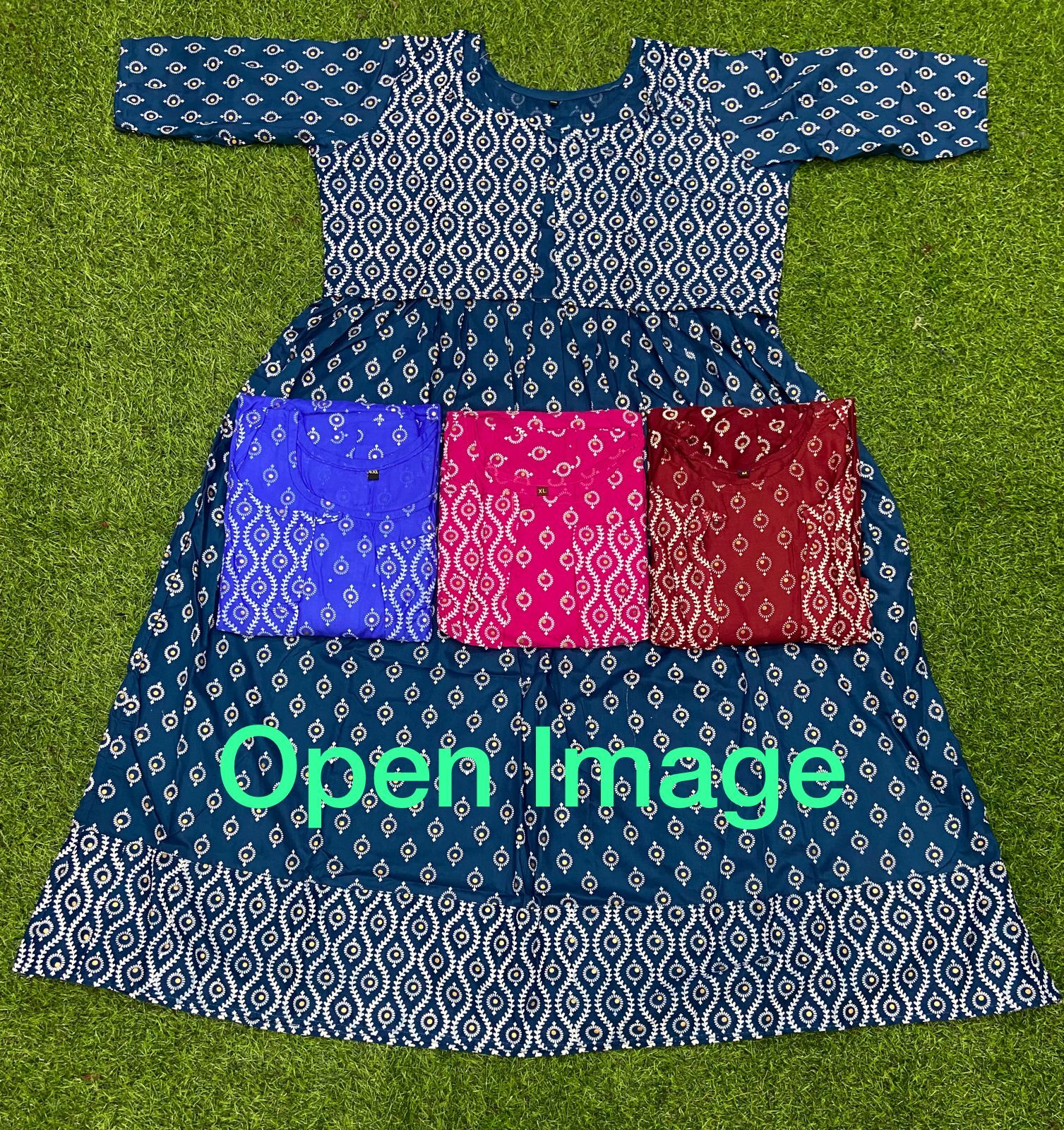 Women New Reyon Supar Dupar Hit Foil Kurti By Laxmipati Kurti