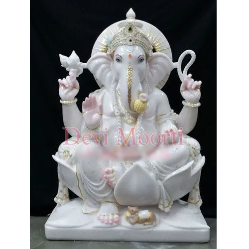 Vinayak Marble God Statue - Feature: Washable