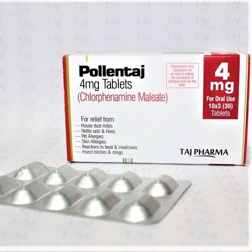 Chlorphenamine Maleate Tablets 4mg