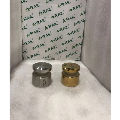 Silver Ss Point Fitting Glass Stud