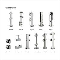 Glass Spigot Railing Fittings - Stainless Steel 4-12 Inches, Silver Finish, Eco-friendly Antique Style