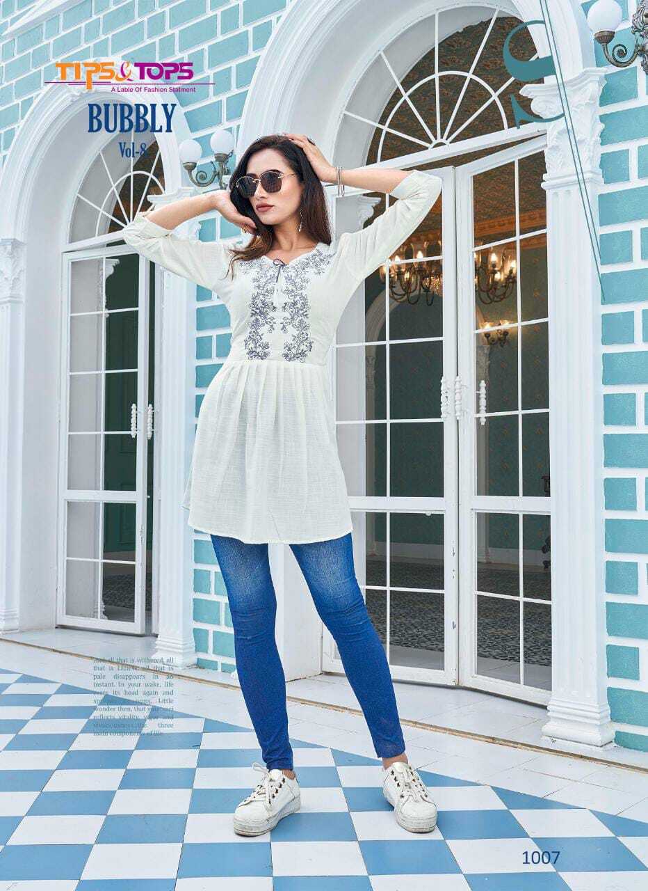 Women Fancy Heavy Reyon Slub Tops...