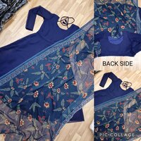 Ziva Blue Georgette Kurti