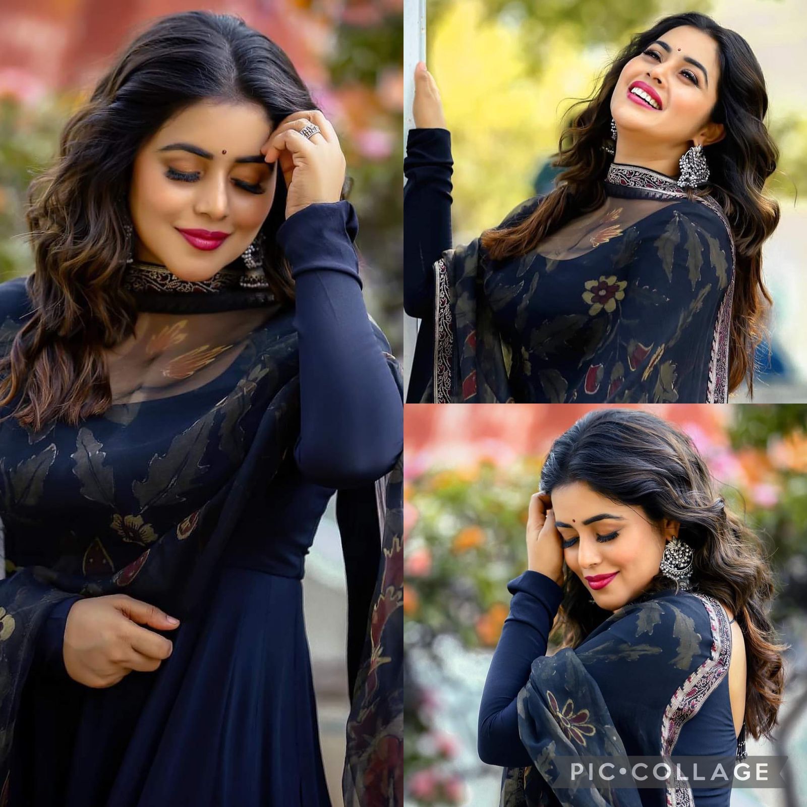 Ziva Blue Georgette Kurti