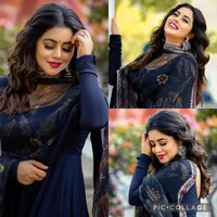 Ziva Blue Georgette Kurti