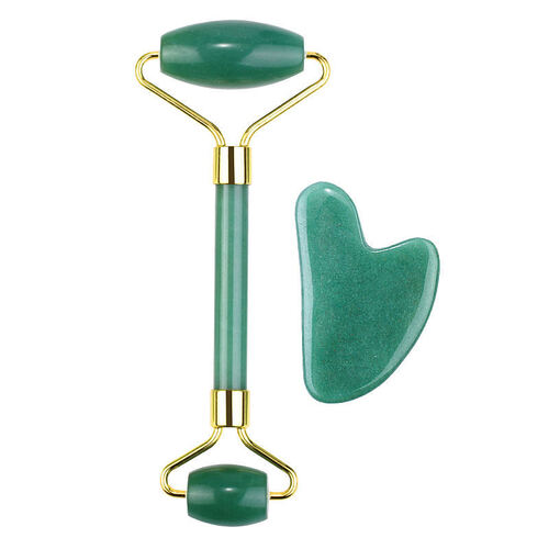 Natural Green Aventurine Gemstone Face Massage Roller