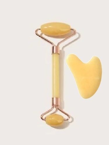 Natural Yellow Aventurine Gemstone Face Massage Roller