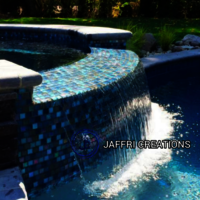 Spillway Garden Fountain - Natural Stone & Boulder Design, 5 Feet Height, Rgb Led Wall Wash Lighting, 2hp Kirloskar Pump Included With Controller