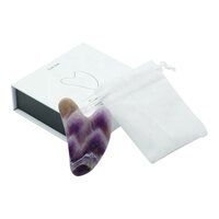 Natural Amethyst Gemstone Face Massage Gua Sha