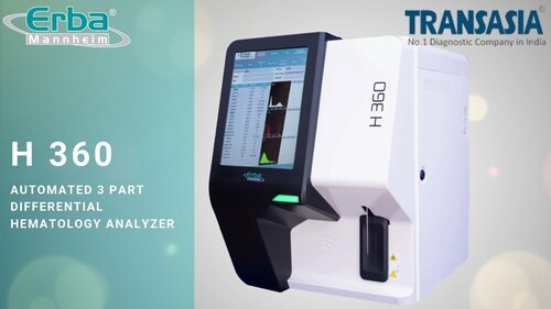 Fully Automatic Transasia H 360 3 Part Diff Hematology Analyzer