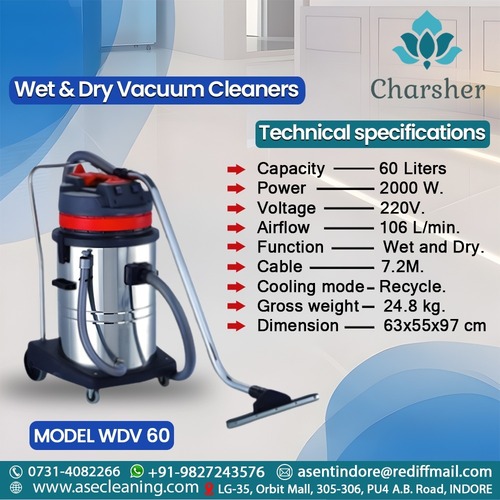 Vacuum Cleaner 60 Liter