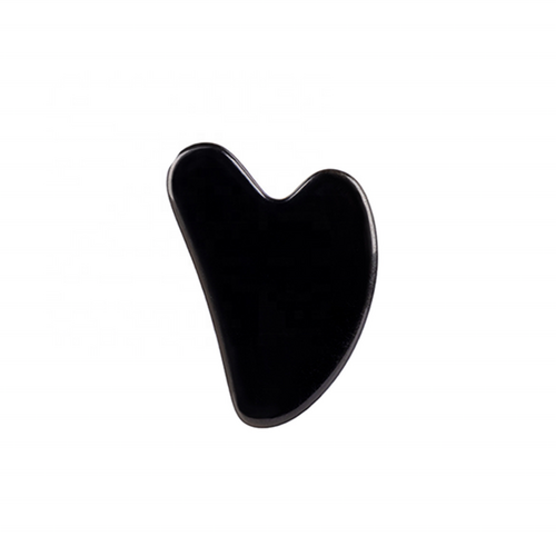 Natural Black Obsidian Gemstone Face Massage Gua Sha